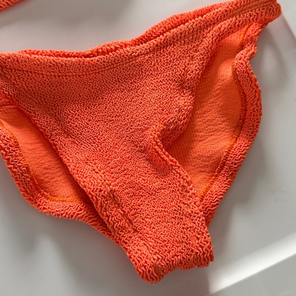 HUNZA Orange Knit Bikini Set - Picture 2 of 5